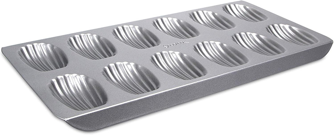 Städter We Love Baking Backform Bärentatzen Madeleines, Metall, Silber, 40 x 20 cm