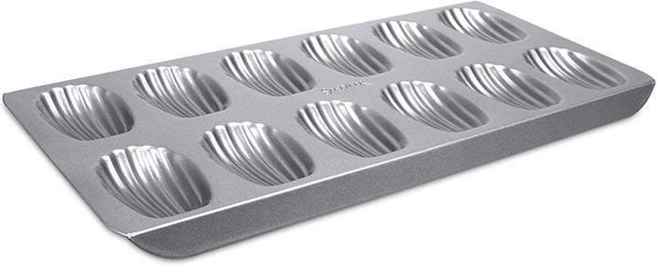 Städter We Love Baking Backform Bärentatzen Madeleines, Metall, Silber, 40 x 20 cm