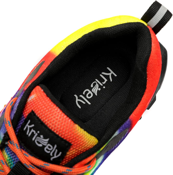 Kricely Traillaufschuhe Herren Leicht Atmungsaktiv Wanderstiefel rutschfest Laufschuhe Outdoor Fitne