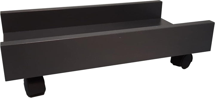 Henor CPU-Computerständer aus Holz mit Rädern 25 x 45 x 12,5 cm CPU-Aufzug mit Rädern Graphit Graphi