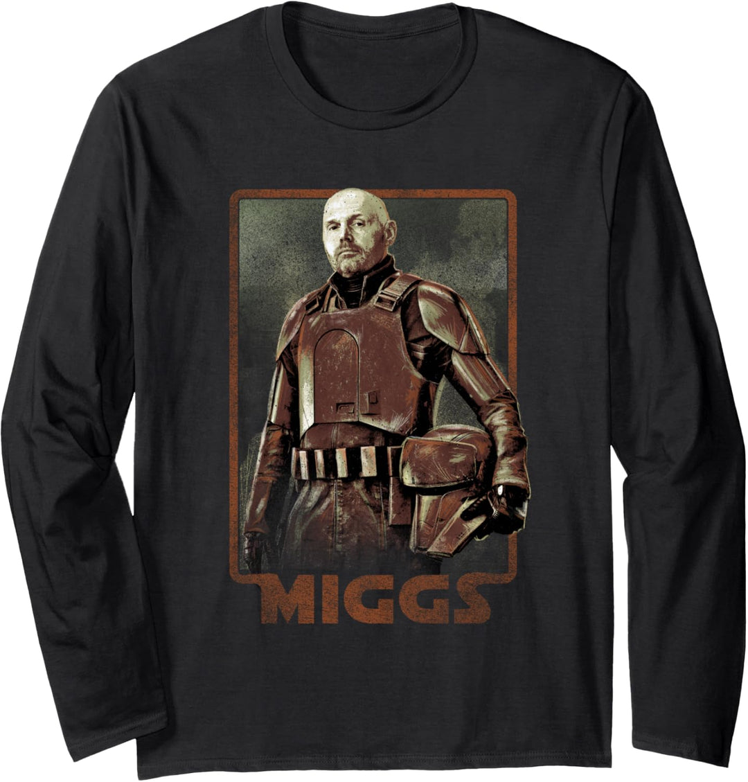 Star Wars: The Mandalorian Miggs Portrait R15 Langarmshirt