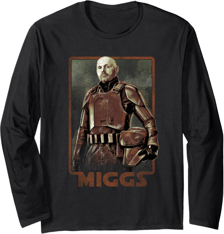 Star Wars: The Mandalorian Miggs Portrait R15 Langarmshirt