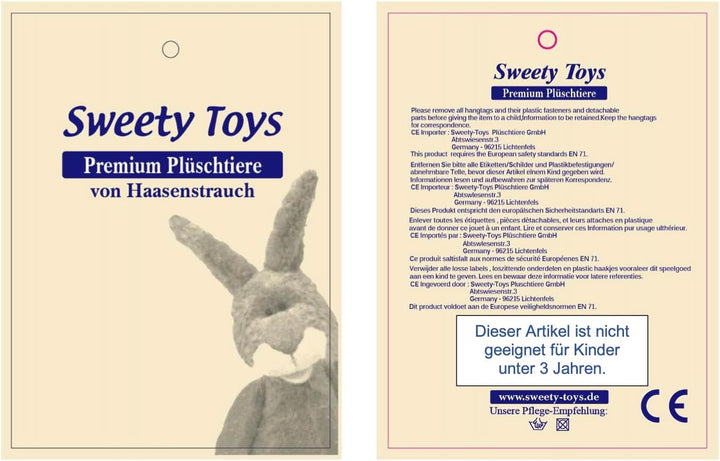 Haasenstrauch Sweety Toys 14262 Hobbyhorse Steckenpferd ohne Rollen geeignet für Hobbyhorsing Turnie