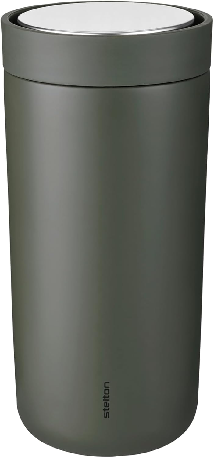 Stelton - To Go Click Isolierbecher 0,4 Liter, soft dark forest
