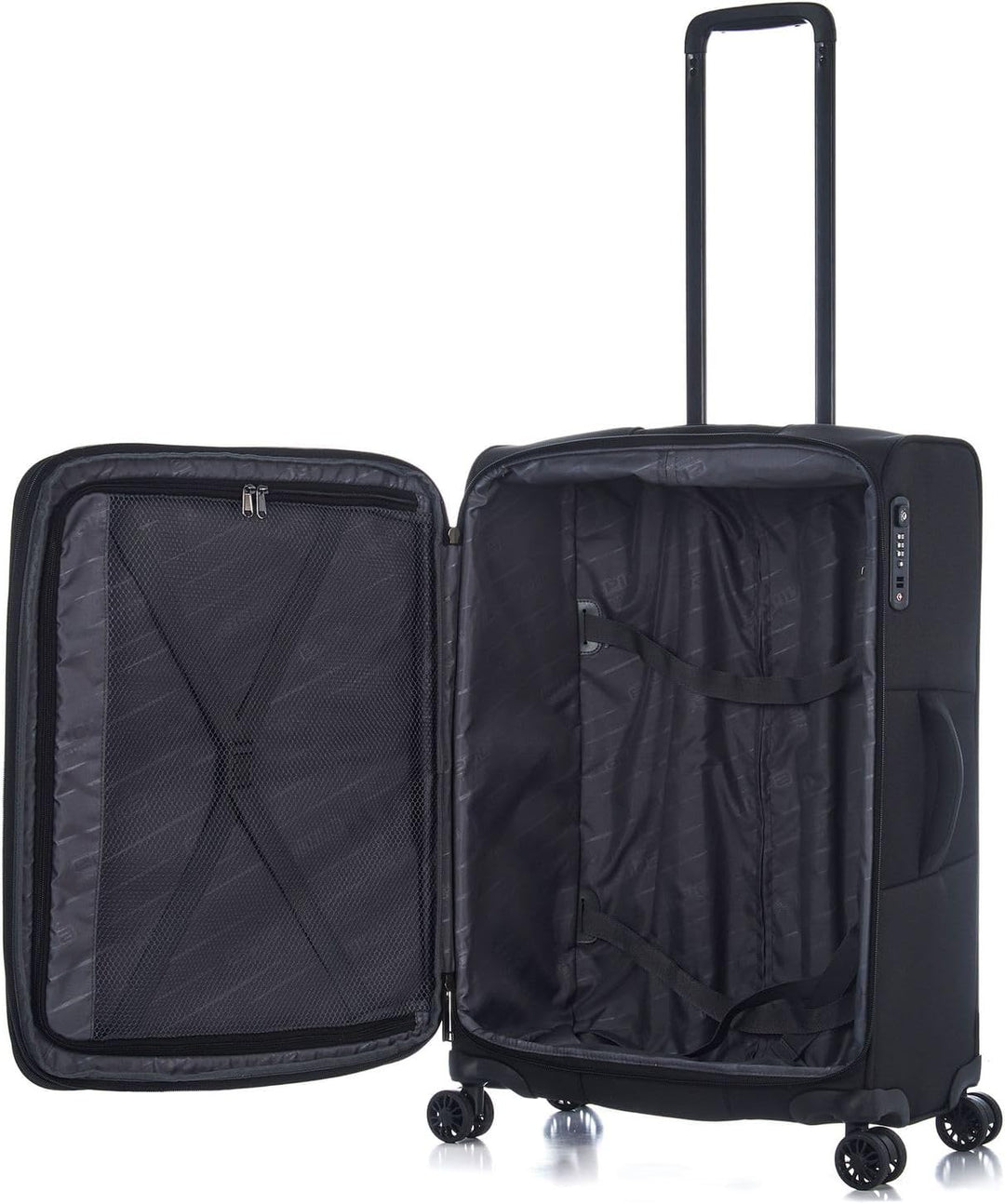 Epic Discovery Neo 4-Rollen Trolley 67 cm Black Schwarz, Schwarz