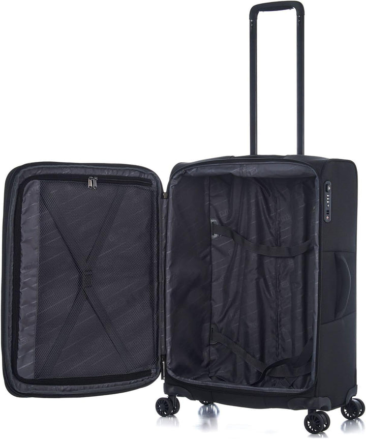 Epic Discovery Neo 4-Rollen Trolley 67 cm Black Schwarz, Schwarz
