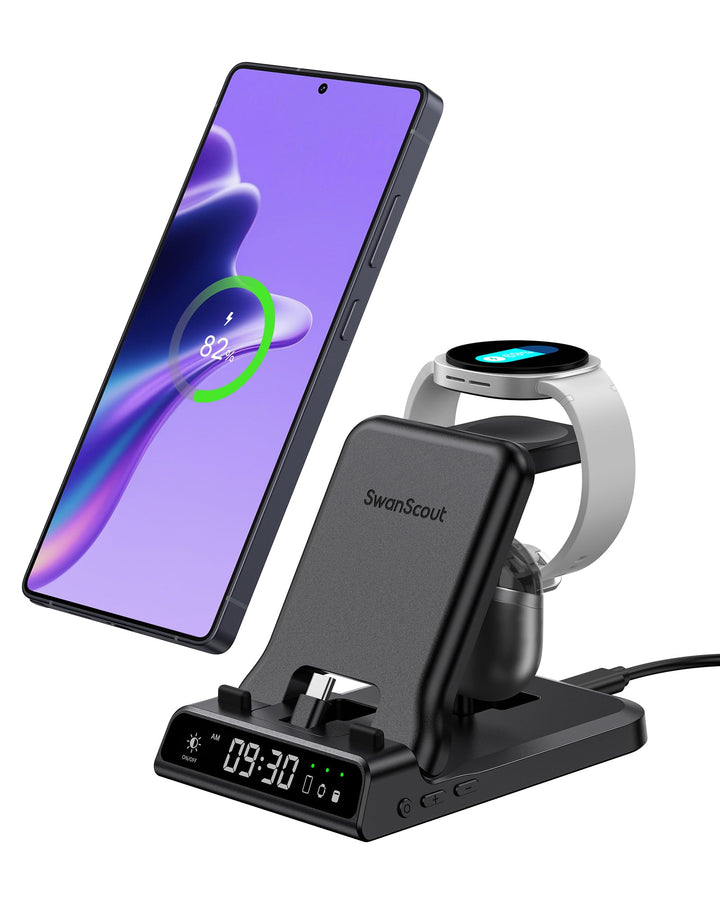 25W USB C Schnell Ladestation für Samsung Galaxy S26 Ultra/S26+/S26/S25/S24/Z Flip 7/Z Fold 7/A56/A3