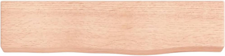vidaXL Wandregal, Holzregal Regal Handgefertigt mit Baumkante, Wandboard Regalbrett Deko, Bücherrega