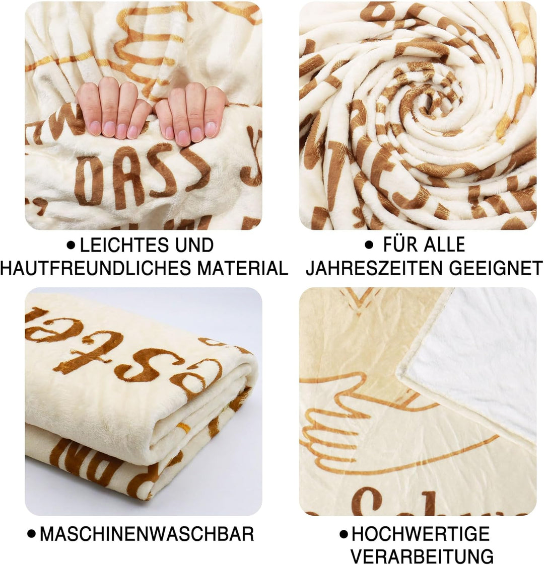 Amorea Beste Mama Ich hoffe DASS jedes Mal wenn du Dich in Diese Decke kuschelst sie Dich daran erin
