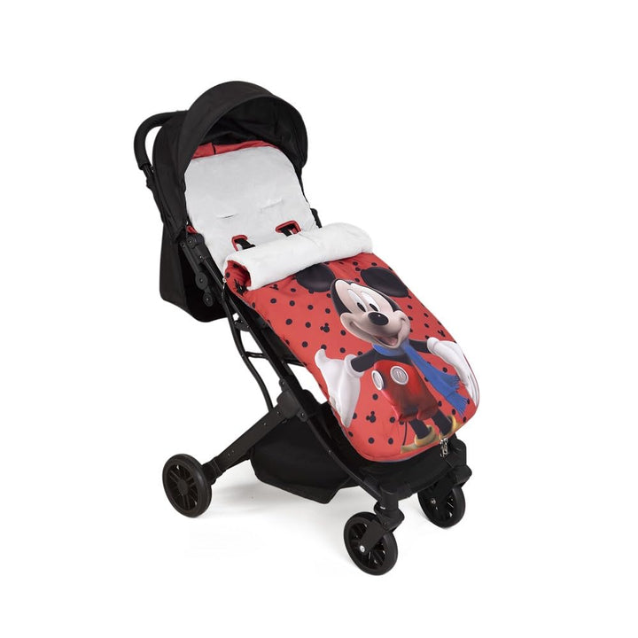 Interbaby WinterFusssack"Disney Mickey Topos" für Kinderwagen rot
