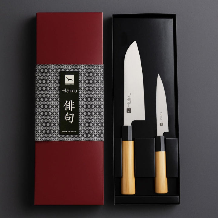 Haiku Messerset, Santoku kleines Modell + Schälmesser, HSET5