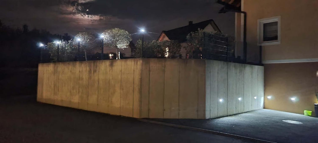 LED Zaunpfostenkappe Solar für 60 x 40 mm Pfosten 1, 1