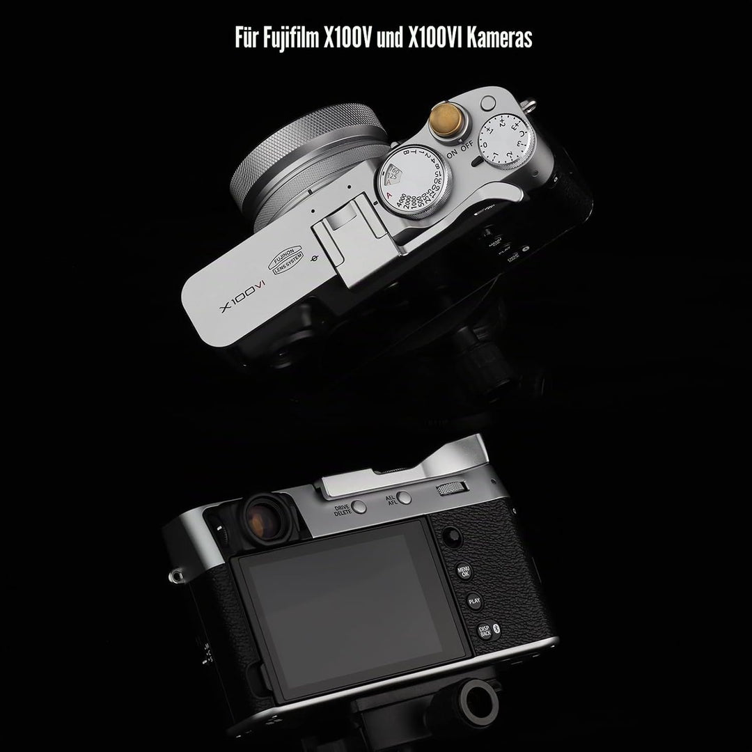Haoge THB-XVIS Daumen-Up-Griff aus Metall für Fujifilm X100VIX100V Kamera-Zubehör, Fuji X100V x100vi