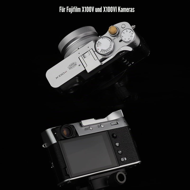 Haoge THB-XVIS Daumen-Up-Griff aus Metall für Fujifilm X100VIX100V Kamera-Zubehör, Fuji X100V x100vi