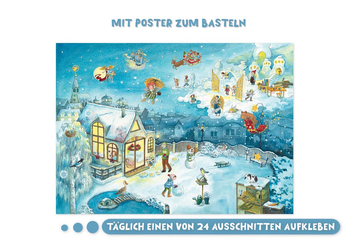 Der verlorene Wunschzettel. Ein Poster-Adventskalender zum Vor- und Selberlesen (Adventskalender mit