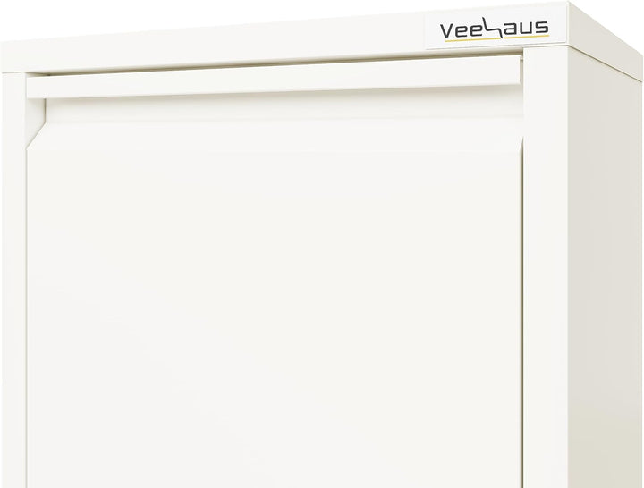 VEEHAUS Küche Mülleimer Für Den Vielseitigen Einsatz Mit Klappen Aus Edelstahl Stilvoller Abfalleime
