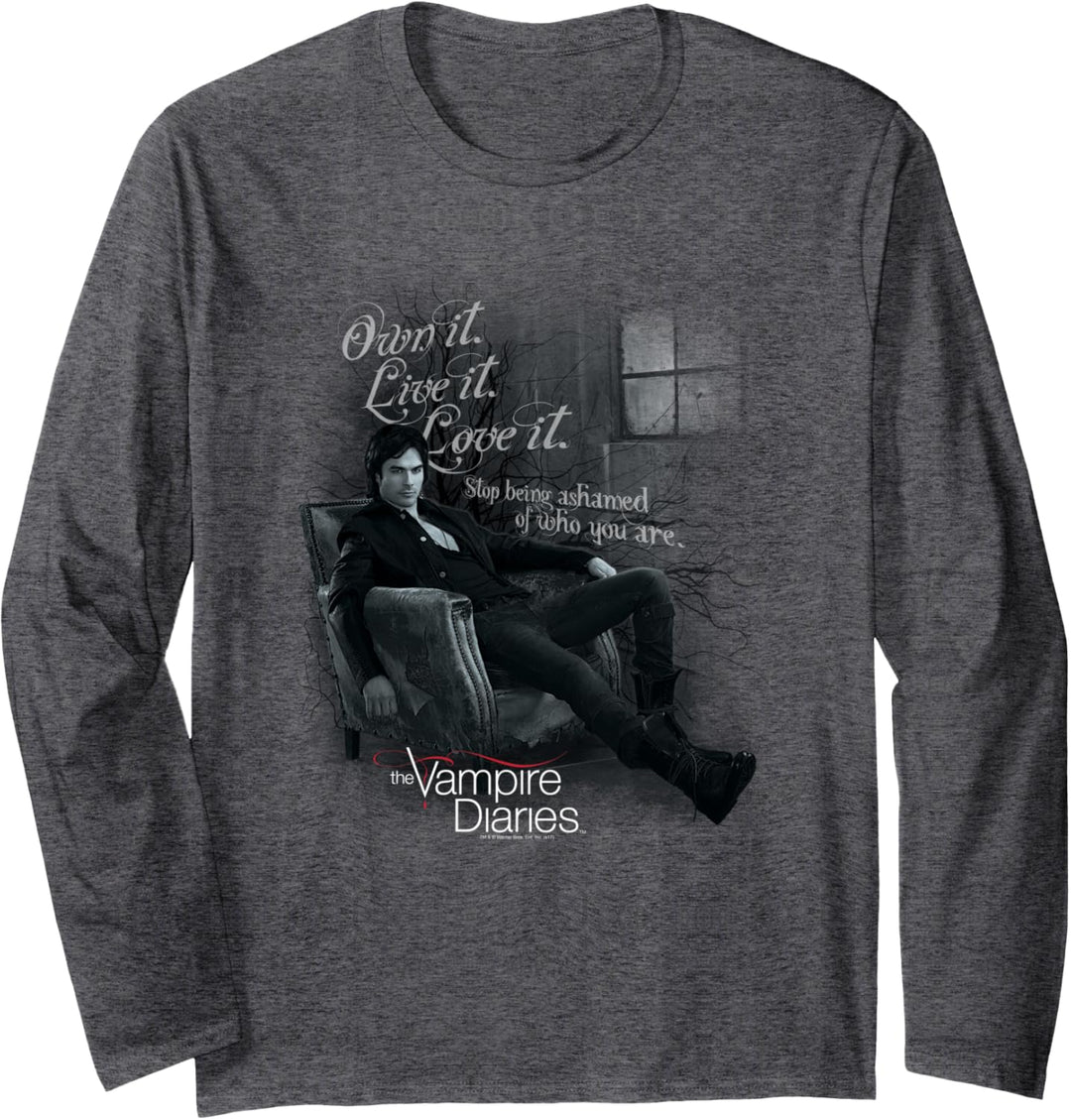 Vampire Diaries Be Yourself Langarmshirt