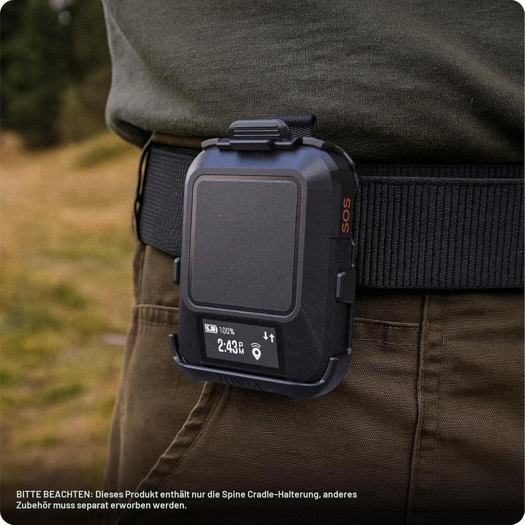 TUSITA Spine Cradle Halterung Kompatibel mit Garmin inReach Messenger Plus Satelliten Kommunikator -