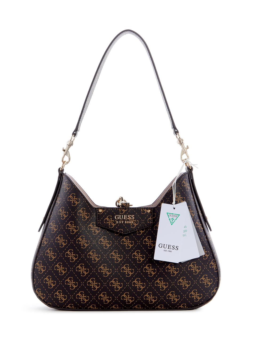 Guess jeans Hwesg8 39002 Frau S Petite Brown Logo, S Petite Brown Logo