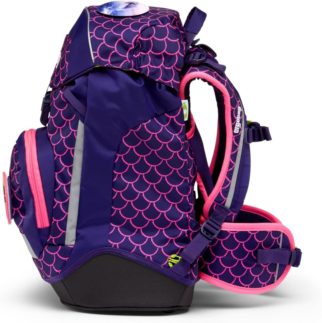 ergobag Prime Pearl DiveBear Rucksack, Unisex, Jugend, mehrfarbig (mehrfarbig), Einheitsgrösse