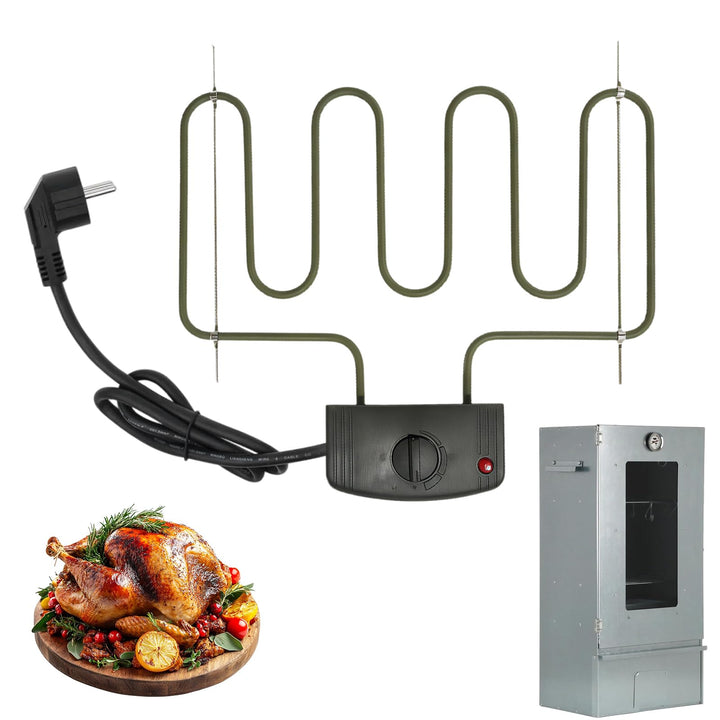 Heizschlange Elektrisch 2000W, Universal Heizschlange für Räucherofen Elektrisch, Räucherzubehör Ele