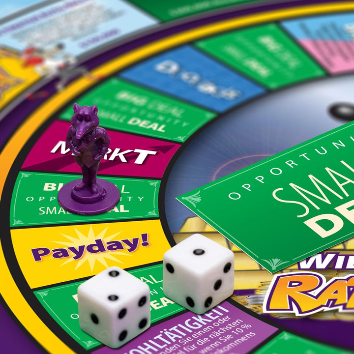 Rich Dad CASHFLOW Bildungsspiel von Robert Kiyosaki für Familiäre Finanzkompetenz, Geschäftsaufbau,
