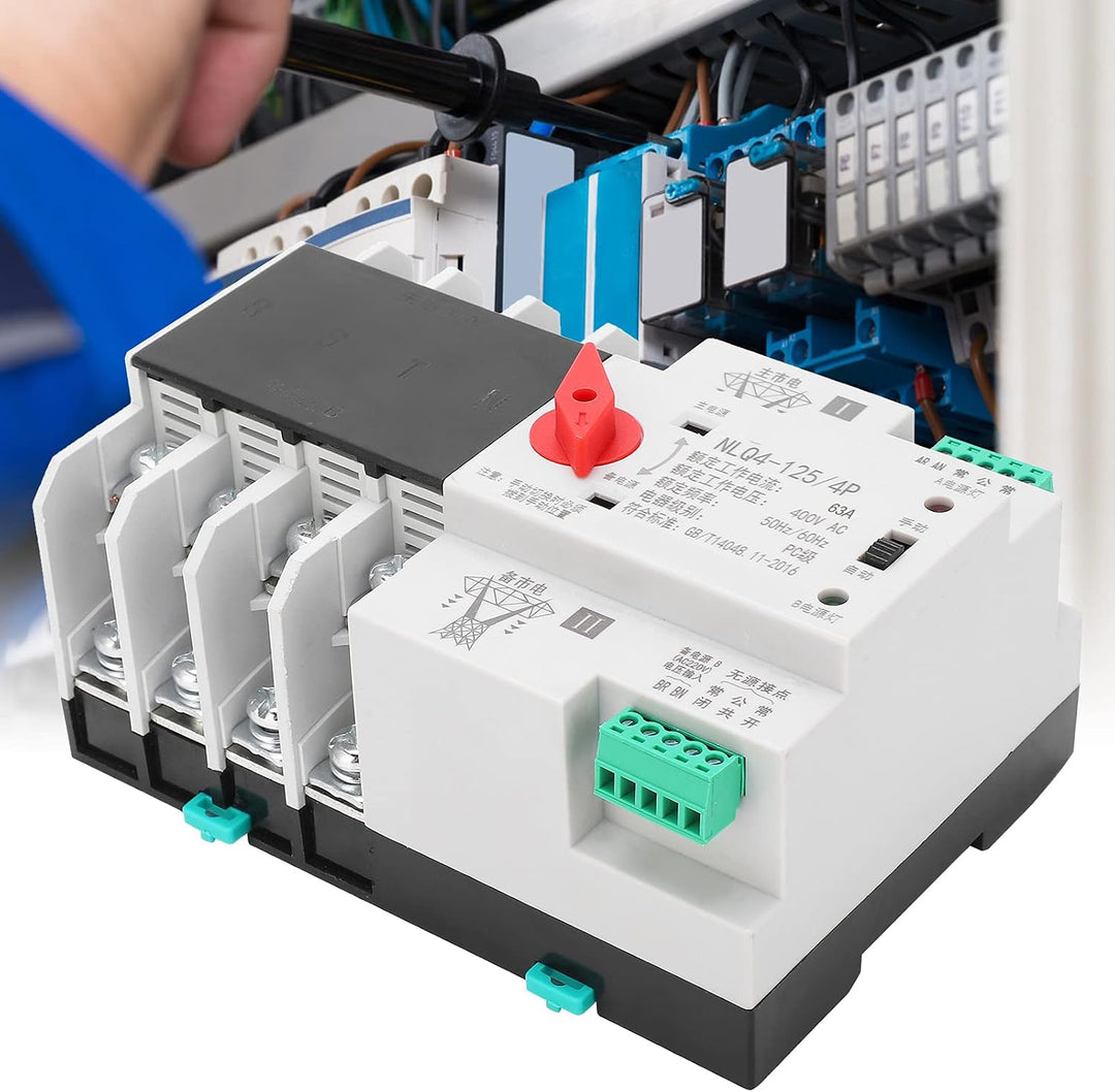 Automatischer Transferschalter, 400 V 4P 3-Phasen 4-Leiter Unterbrechungsfreier Stromsteuerungs-Leis