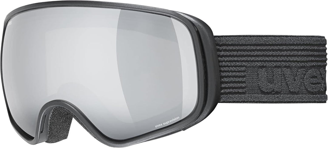 Uvex Unisex Kinder Scribble Fm Sph Skibrille (1er Pack), black/silver-clear