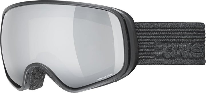 Uvex Unisex Kinder Scribble Fm Sph Skibrille (1er Pack), black/silver-clear