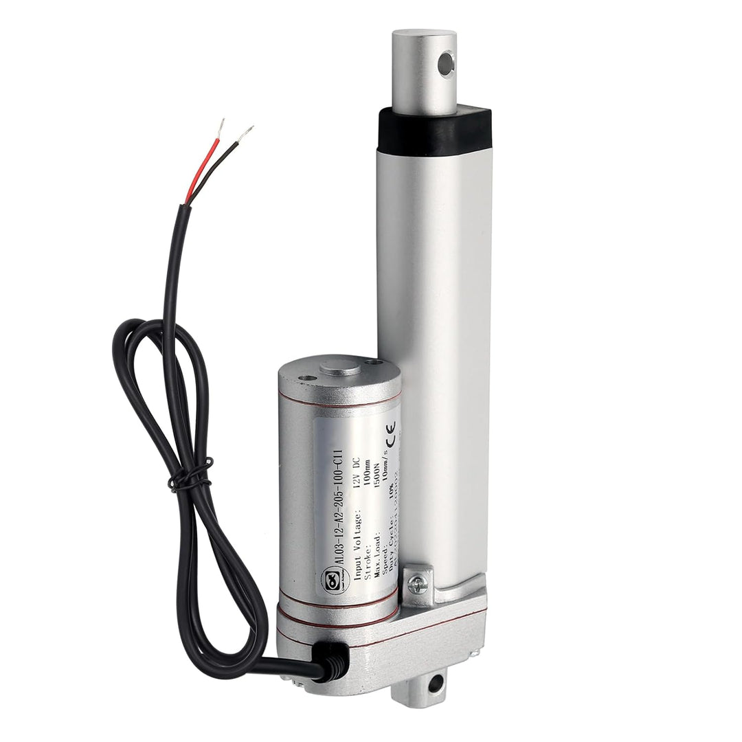AUTTGINN 1500N 100mm Linearmotor, 12v DC Linear Actuator Motor Elektro Zylinder Schubstangenmotor fü