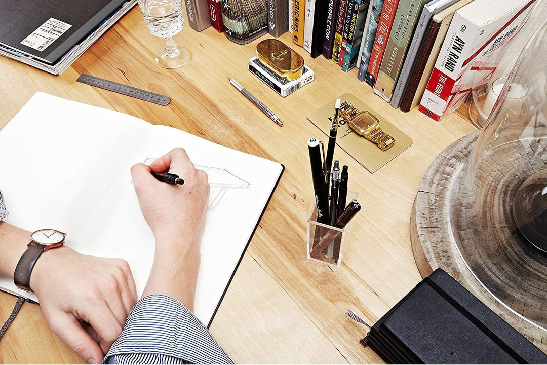 rOtring 800+ Druckbleistift mit Stylus für Touchscreen | 0,7 mm | schwarzer Schaft Mattschwarz 0,7 m