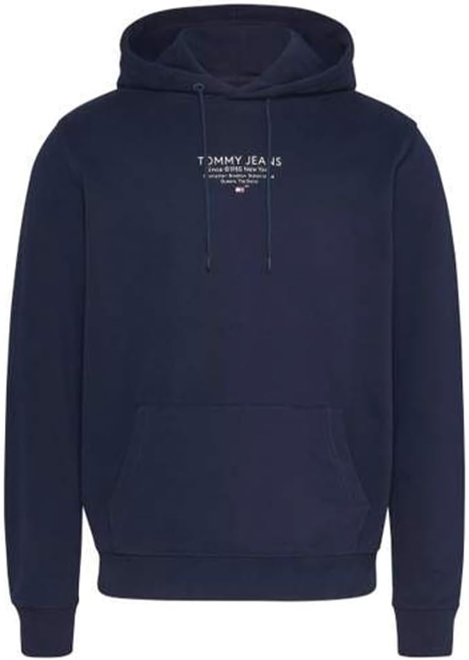 Tommy Jeans Herren TJM Reg Esntl Graphic Hood EXT Hoodies S Blau, S Blau