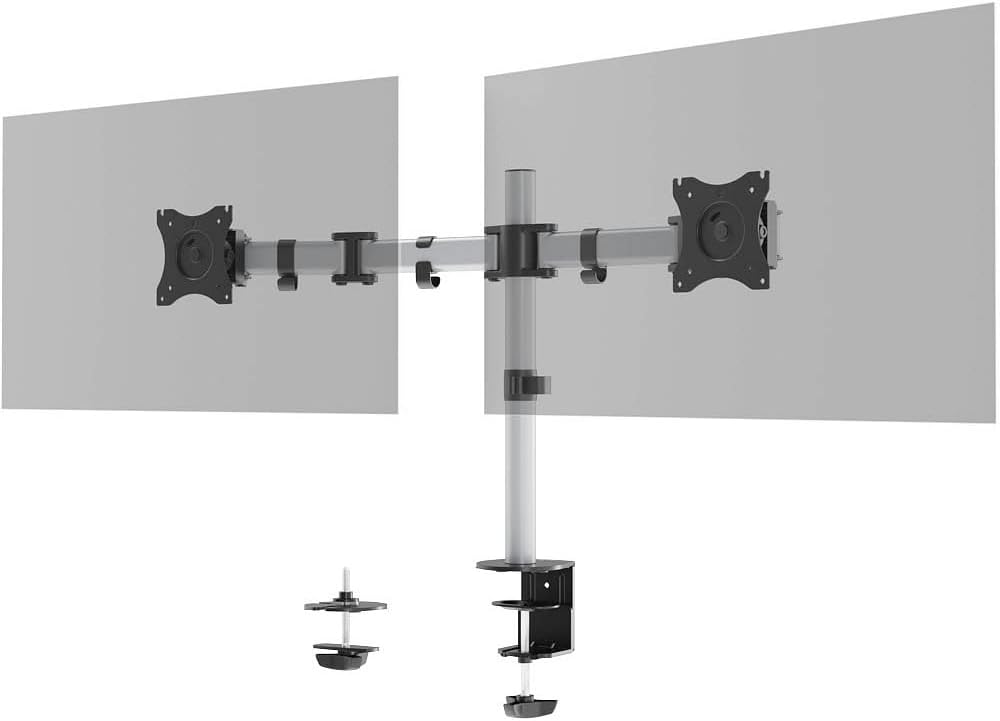 Durable Halterung SELECT für 2 Monitore Tischhalterung, 26mm, Für 2 Monitore