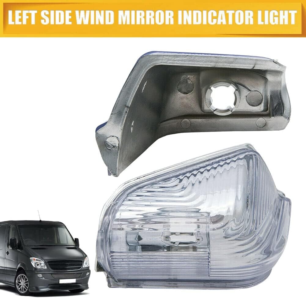 Iegefirm AussEnspiegel TüR Blinkerglas Blinker Ohne GlüHlampen Links und Rechts für Sprinter / 2006-