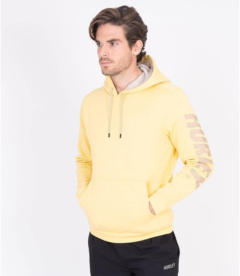 Hurley Herren Acadia Heat Po Pullover Sweater M Buttersauce, M Buttersauce
