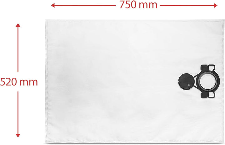 STAUBSAUGERBEUTEL FLEX VLIES-FILTERSACK PASSED FÜR VCE33L-MC, L-AC, ATTIX33, 33M-H SE133ME 5 STÜCK F