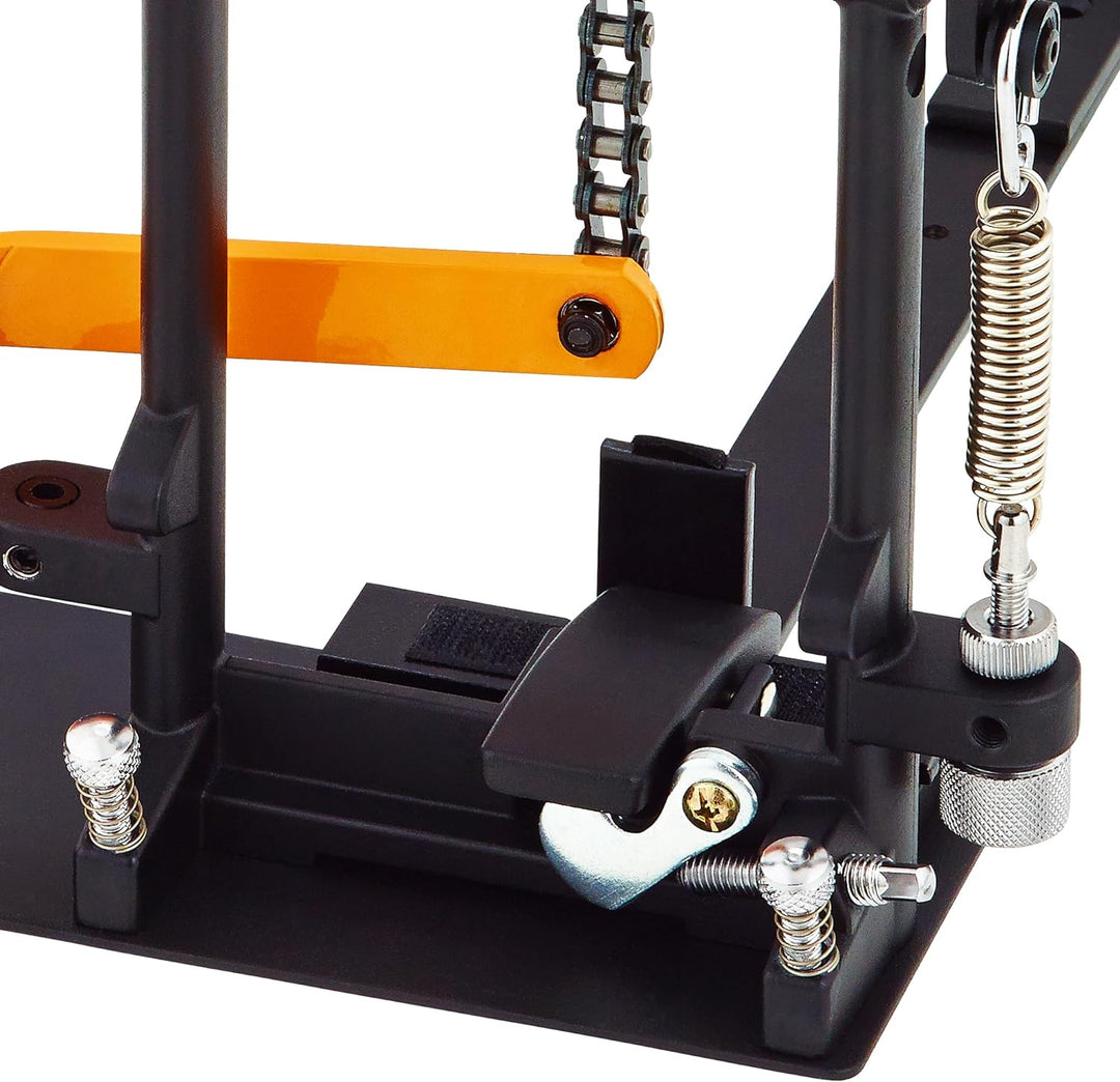 Ortega Guitars Cajon Pedal Rechts – Percussion Series – Metall Pedal mit Schaumstoffschläger für Tro