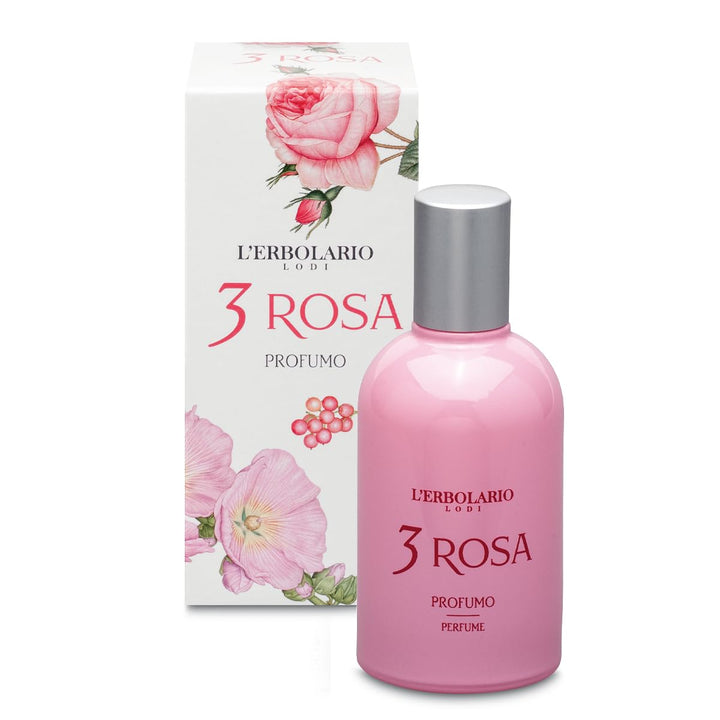 L'Erbolario 3 Rosa Eau de Parfum, 1er Pack (1 x 50 ml) 7 ml (1er Pack), 7 ml (1er Pack)