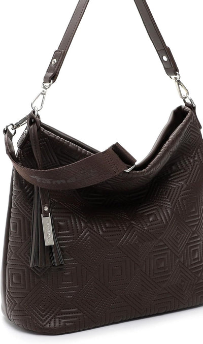 Tamaris Beutel Merle 32723 Damen Handtaschen Ornament Einheitsgrösse Brown 200, Einheitsgrösse Brown