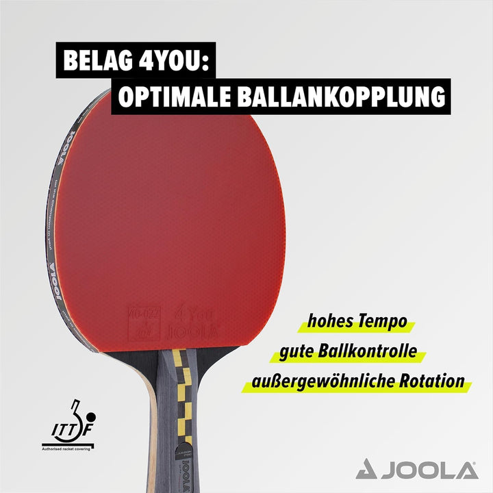 JOOLA Tischtennisschläger Carbon Pro ITTF genehmigter Profi Wettkampf Tischtennis-Schläger Carbon Pr