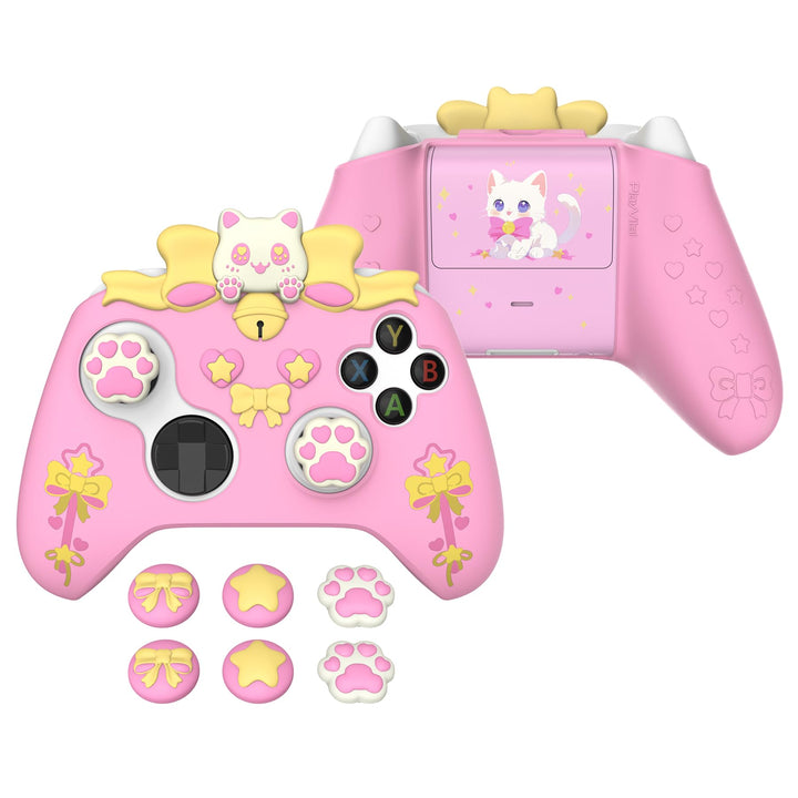 PlayVital Cute Schutzhülle für Xbox Series X/S Controller, rutschfeste Silikon Hülle Case Zubehör fü