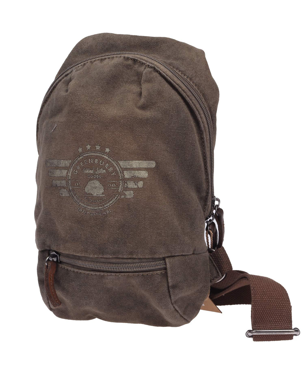 Greenburry Vintage Aviator Umhängetasche 31 cm Khaki, Khaki