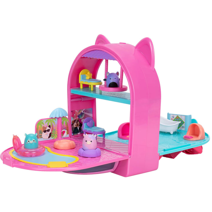 Squish-a-longs SQAL0037 - Party Pack On-The-Go Playset - Serie 1 - (3) 2,5 cm Mini-Squish mit (9) Ei