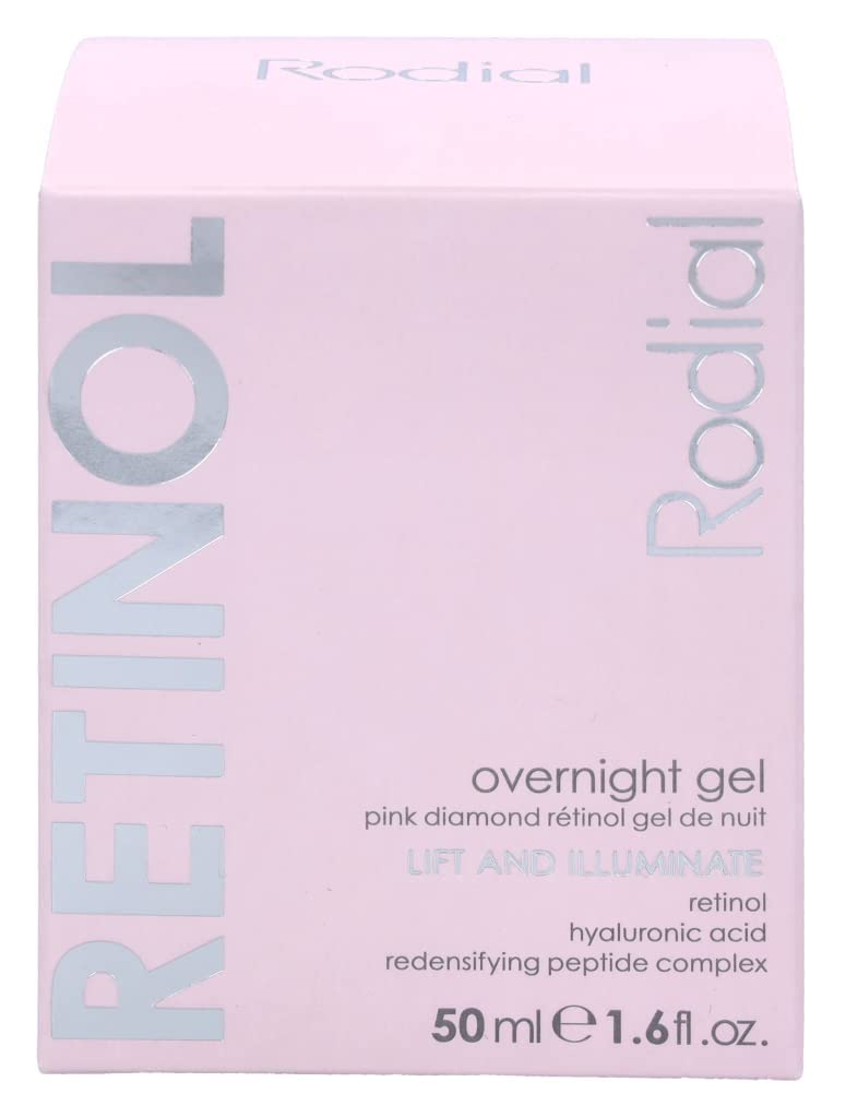 Rodial Retinol Overnight Gel 50 ml - Peptid-Komplex - Beruhigende Gel-Creme-Formel für ein verfeiner