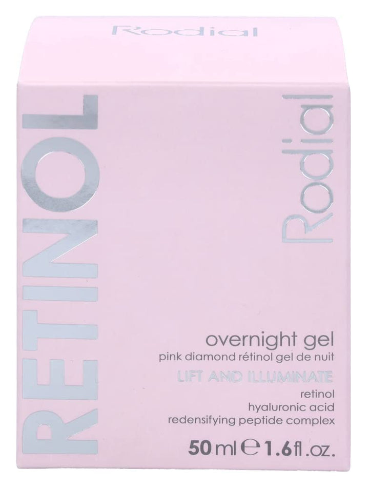 Rodial Retinol Overnight Gel 50 ml - Peptid-Komplex - Beruhigende Gel-Creme-Formel für ein verfeiner