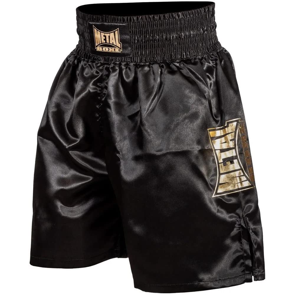 METAL BOXE - Englische Proline Box-Shorts S Schwarz / Gold, S Schwarz / Gold