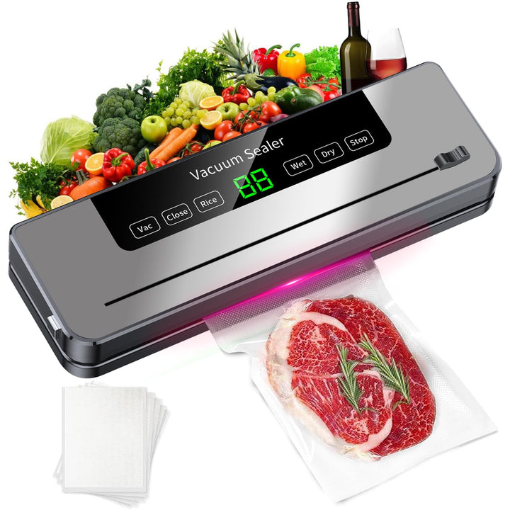Vakuumverpackungsmaschine, multifunktionale Lebensmittelverpackung, Haushalts-Vakuumiergerät mit 10