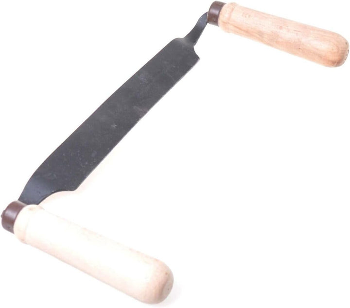 Zugmesser Für Holz Ziehmesser Gerade Wagnermesser Mit Holzheft 34 cm Schäleisen Holz Metall Länge 34