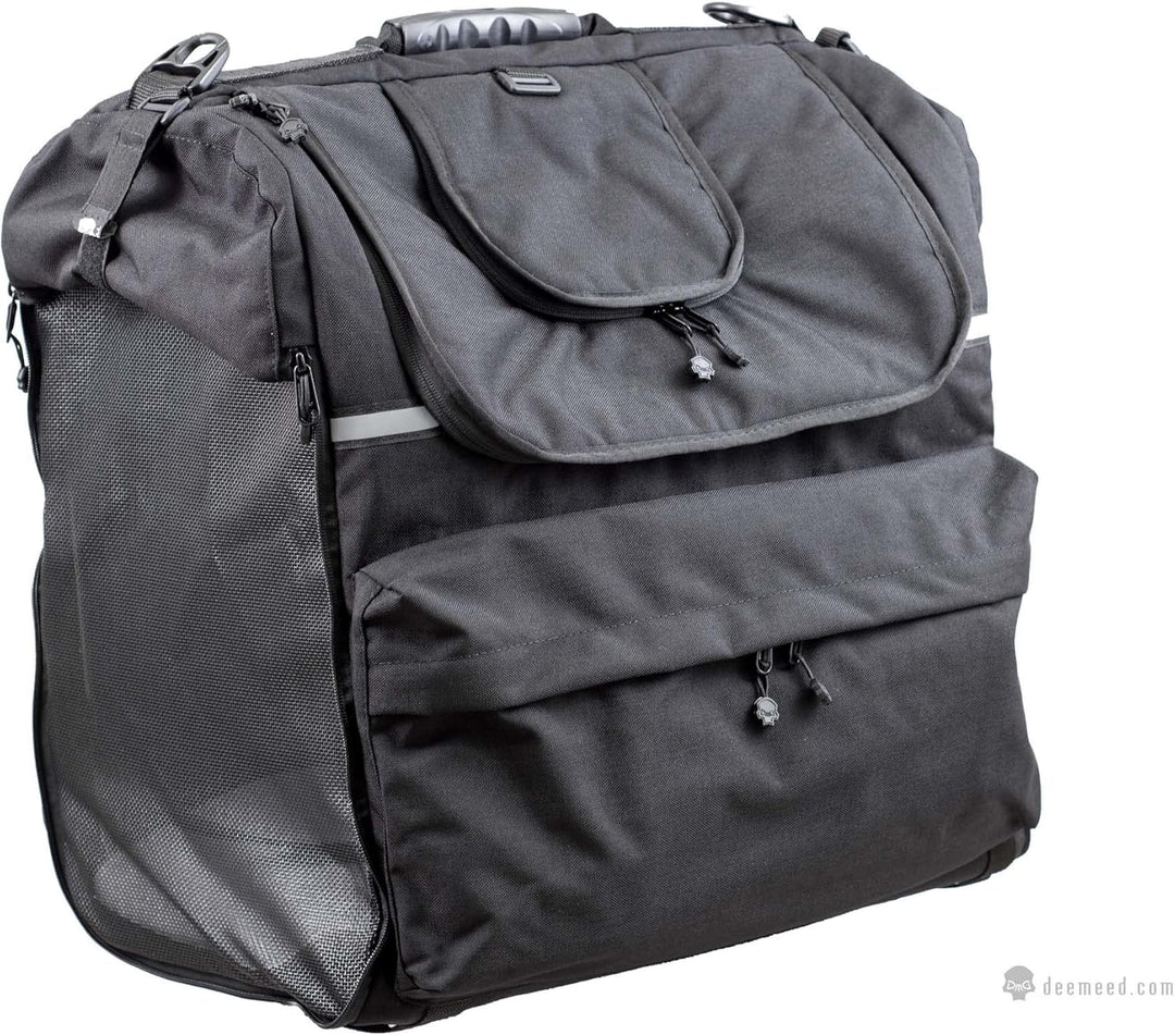 DEEMEED PETBAG Motorradtasche für Hunde und Katzen (11-15 kg), wasserdicht, tragbar, dreifach belüft