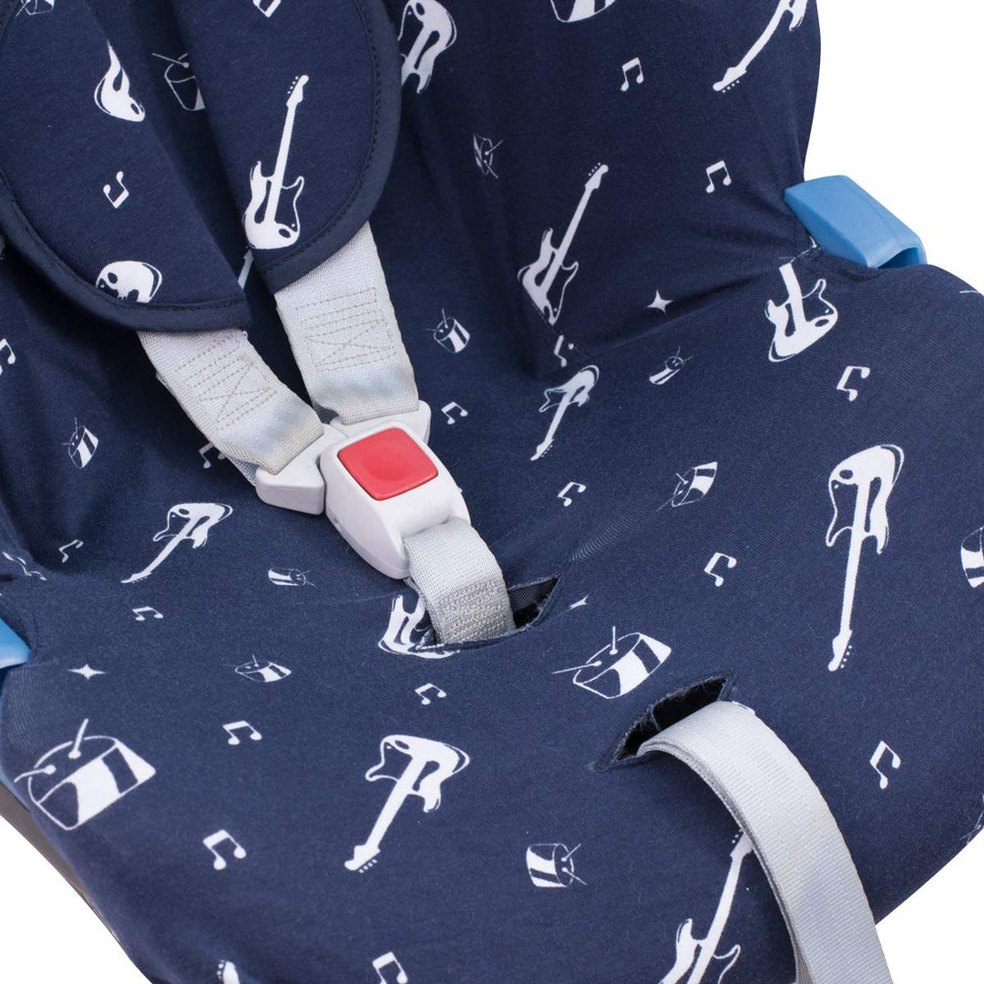 JYOKO Kids Bezug für Autositz kompatibel mit Cybex Aton Cloud- Q-M-2-4-5, aus Baumwolle (Aton 2, Roc